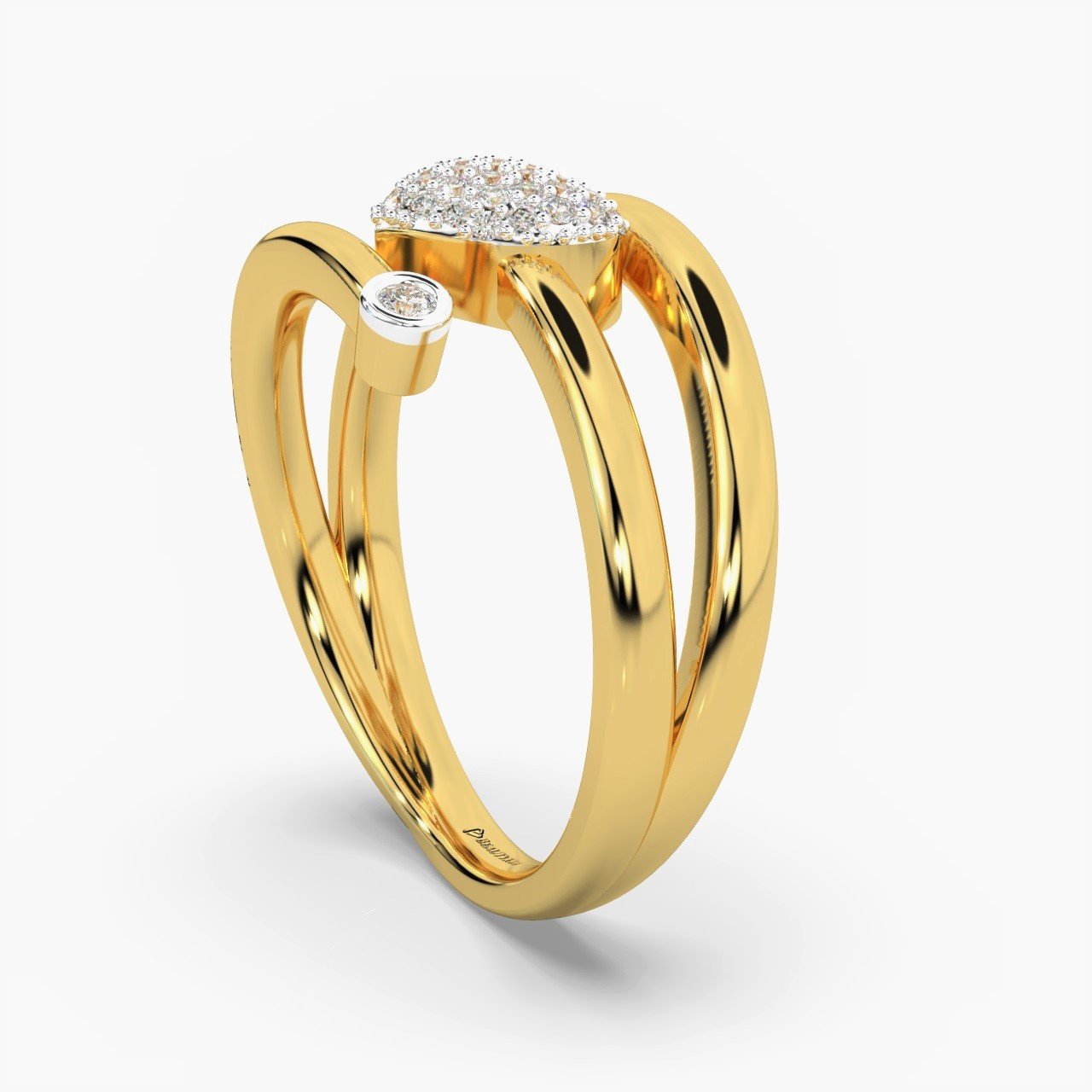 3d gold rings jewelry, gold, objects, HD wallpaper | Peakpx